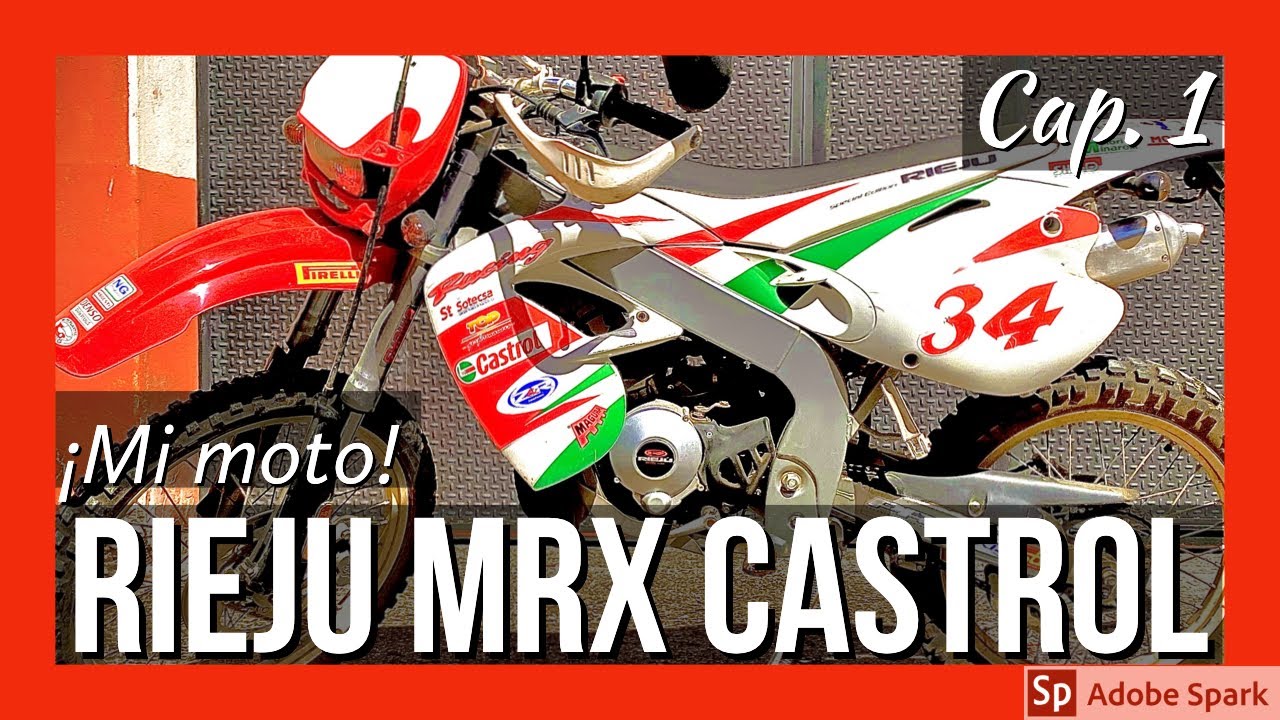 Rieju Mrx Castrol ✅ Capítulo 1 🚀 Enseño mi moto antes de arreglarla 😀