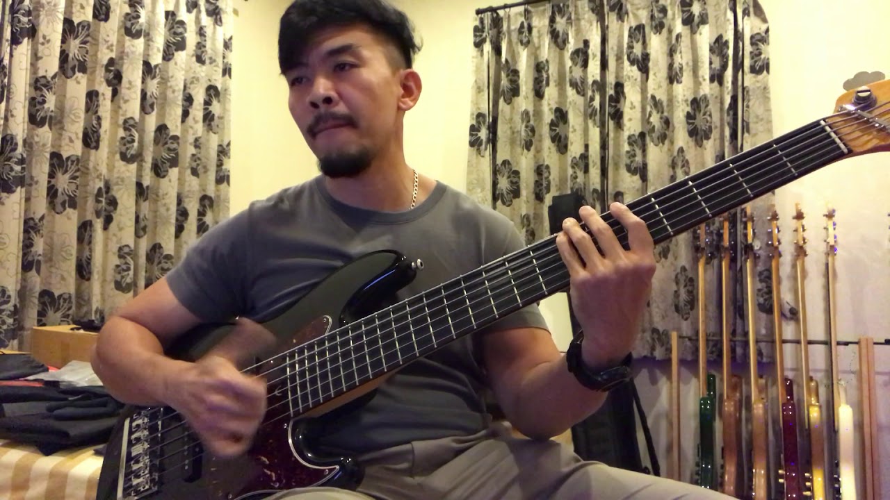 polyphia crush [Bass Cover] By May Patcharapong [Iphone Sound]