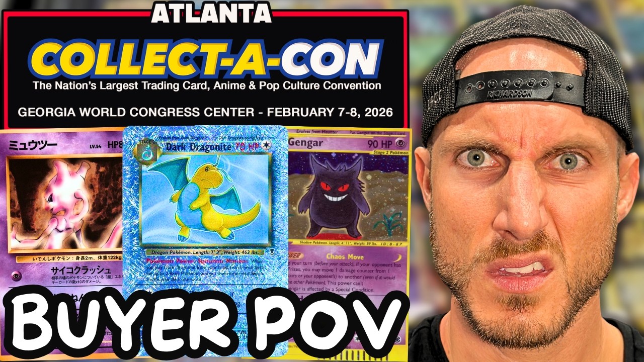 Buying Rare Vintage Pokemon Cards at Atlanta Collect-A-Con! (Feb 2026)