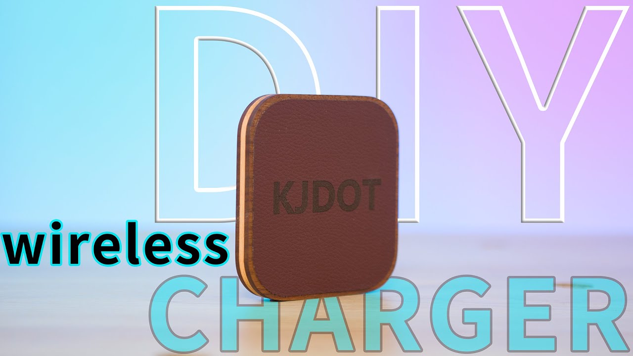 Make a wireless charger with a wooden board