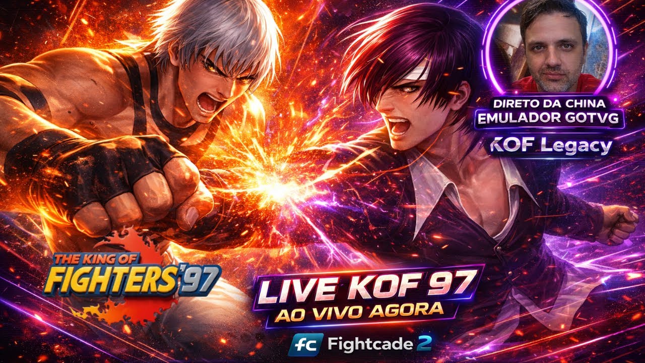 KOF97 AO VIVO 🔥 | SEJA BEM VINDO AO KOF LEGACY  !  SNK
