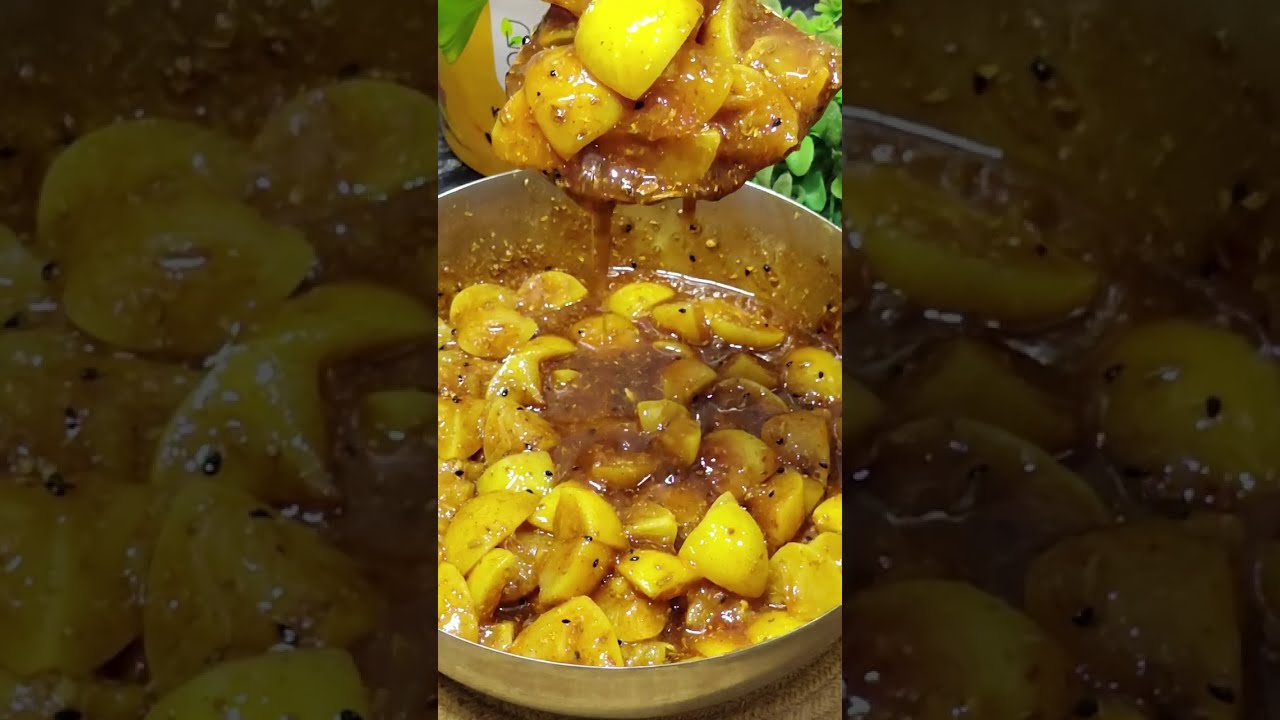 सिर्फ 500 Gram निबु  से मेने बनाया साल भर चलने वाला खटटा मिठा अचार ||
