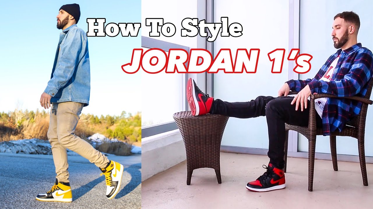 КАК СТИЛЬНО НОСИТЬ КРОССОВКИ JORDAN 1 В 2020 ГОДУ — ЛУКБУК AIR JORDAN 1