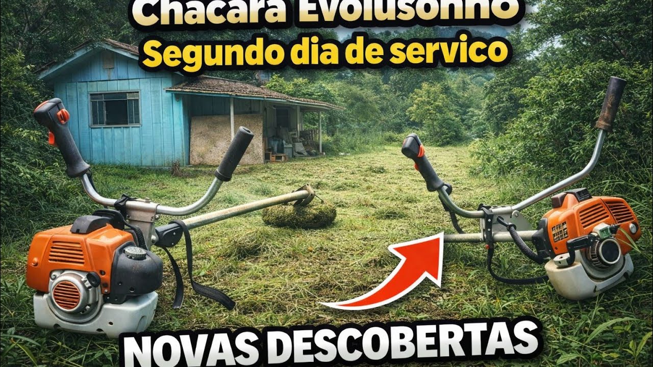 O segundo dia na chácara abandonada não foi fácil… mas seguimos firmes!