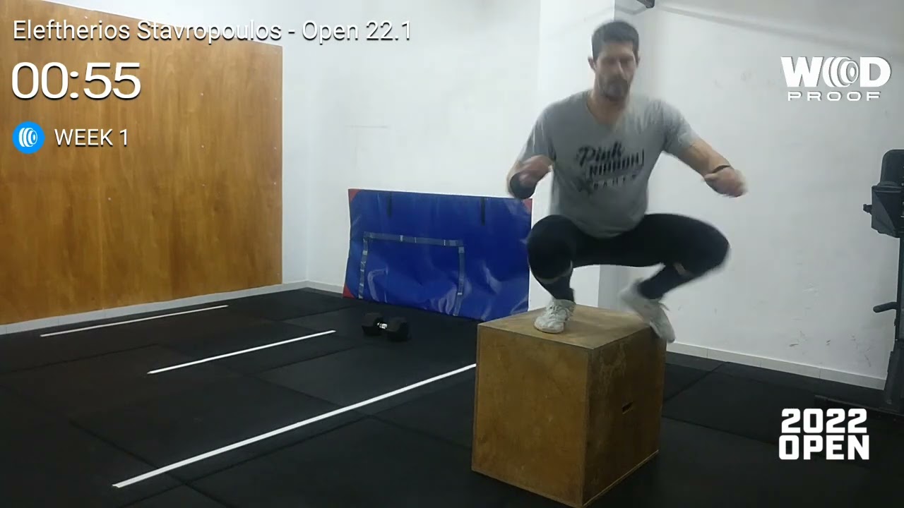 Open Workout 22.1, Eleftherios Stavropoulos, Men Rx Division