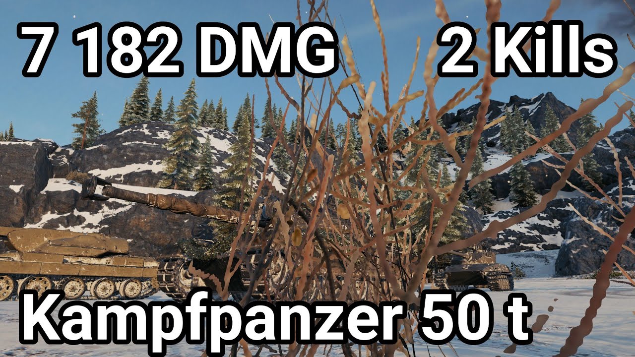 Kampfpanzer 50 t 7.1K DAMAGE! Elite Performance