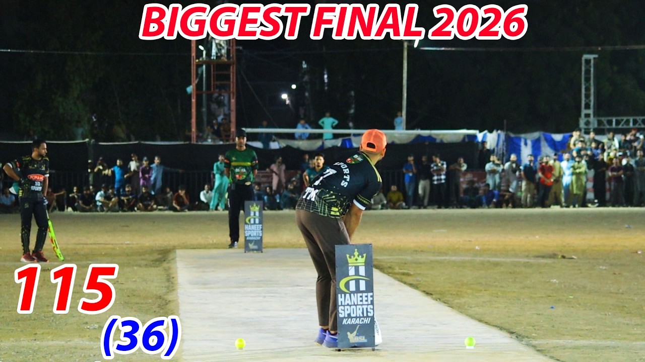 BIGGEST FINAL 2026 TAMOUR MIRZA VS KHURRAM CHAKWAL PRIZE 1 5 MILLION BEST MATCH IN TAPE BALL CRICKET