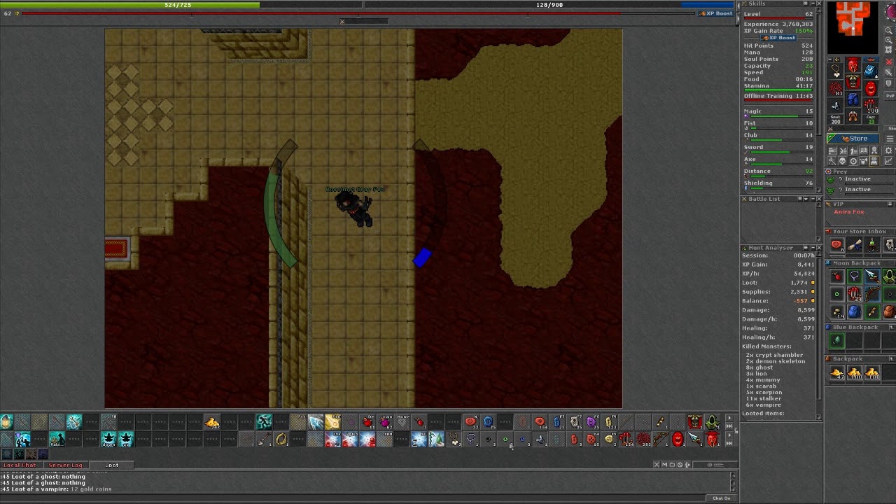 Tibia - Ankrahmun vampire cave 02