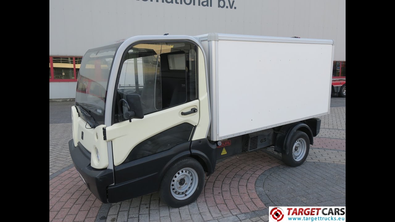 775832 GOUPIL G5 HYBRID UTILITY VEHICLE UTV BOX VAN 04-2011 WHITE 12393KM