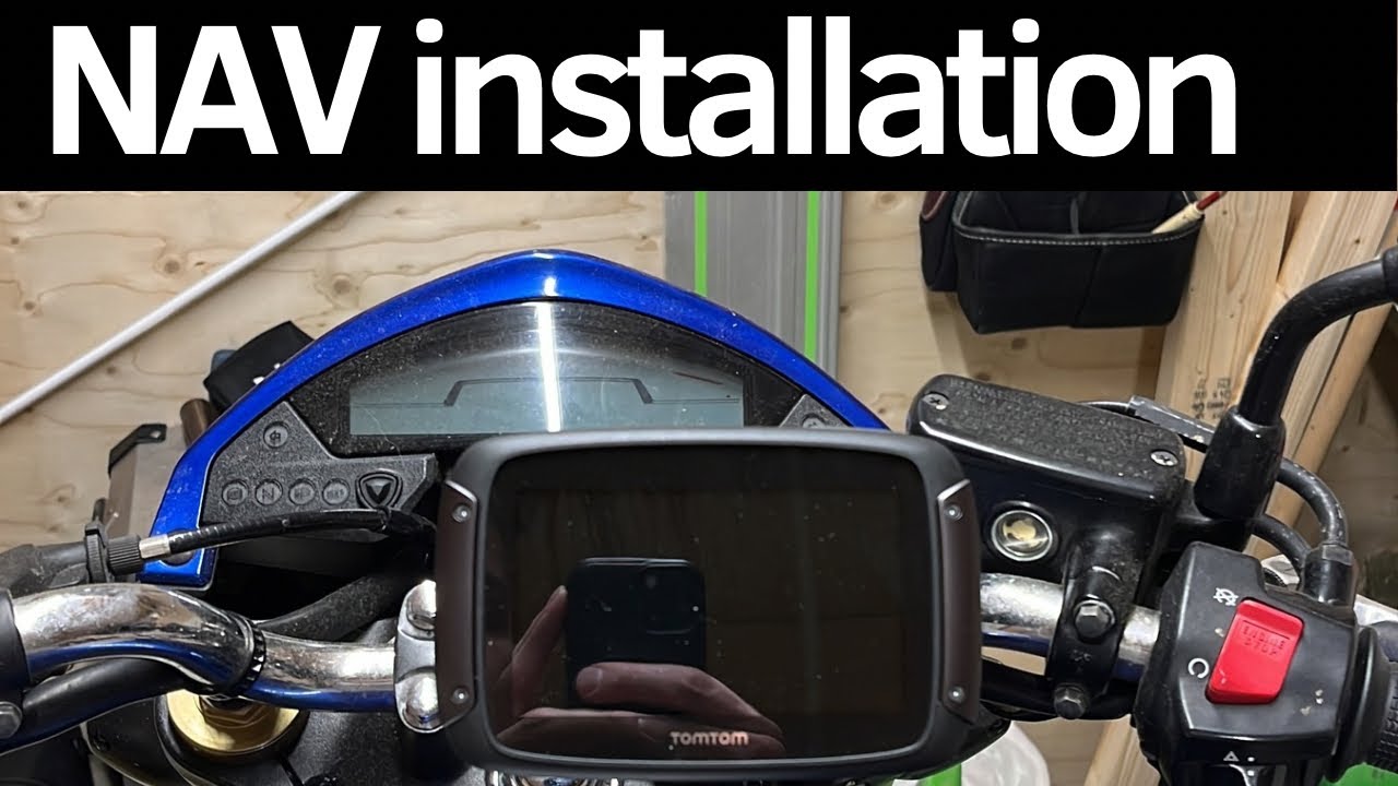 TomTom rider installation Honda Hornet | EASY tips and tricks.