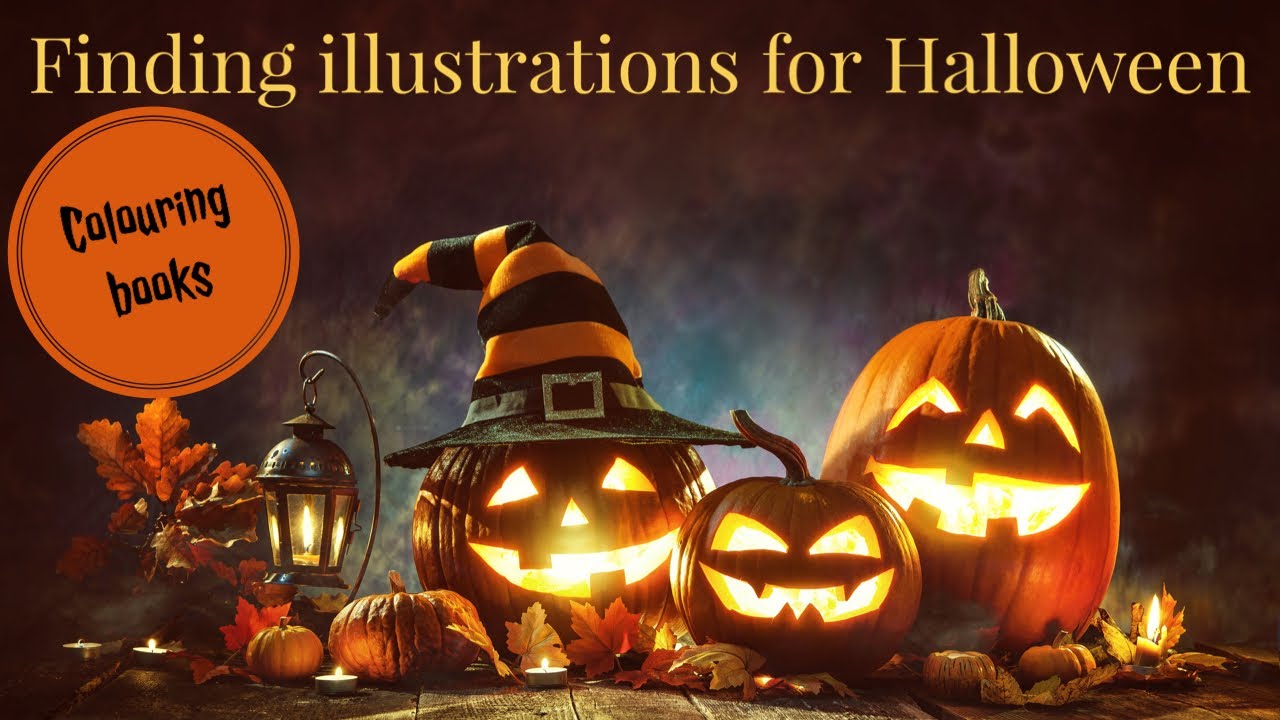 Halloween colouring pages you might find lurking in your collection #halloween #colouring