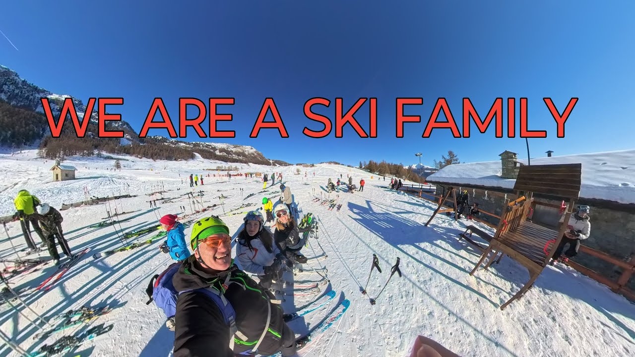 DAVIDONE IN ACTION: SKI FAMILY A TORGNON AO   IN UNA GELIDA GIORNATA MA CON CALDA ARMONIA