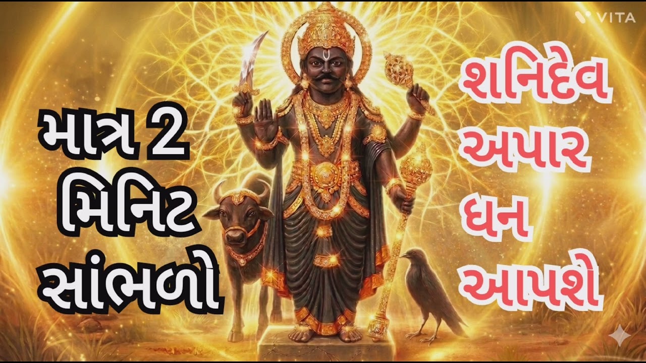 રોજ સાંભળો આ  શક્તિશાળી શનિ મંત્ર સમૂહ | શનિદેવ પ્રસન્ન થશે | સાડેસાતી, મહાદશા અને કષ્ટ નિવારણ મંત્ર