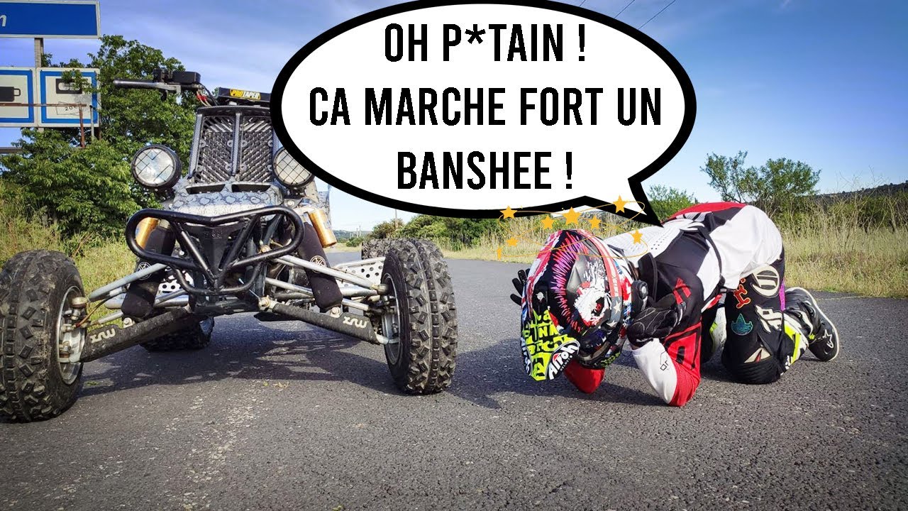 LA VITESSE MAX D'UN 350 BANSHEE ?!
