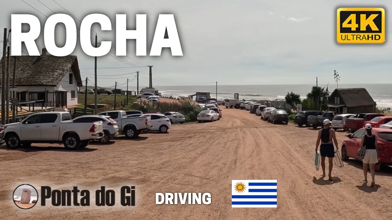 Un PASEO en 4k por PUNTA DEL DIABLO en ROCHA - COSTA ATLANTICA de URUGUAY #driving TOUR virtual 2025