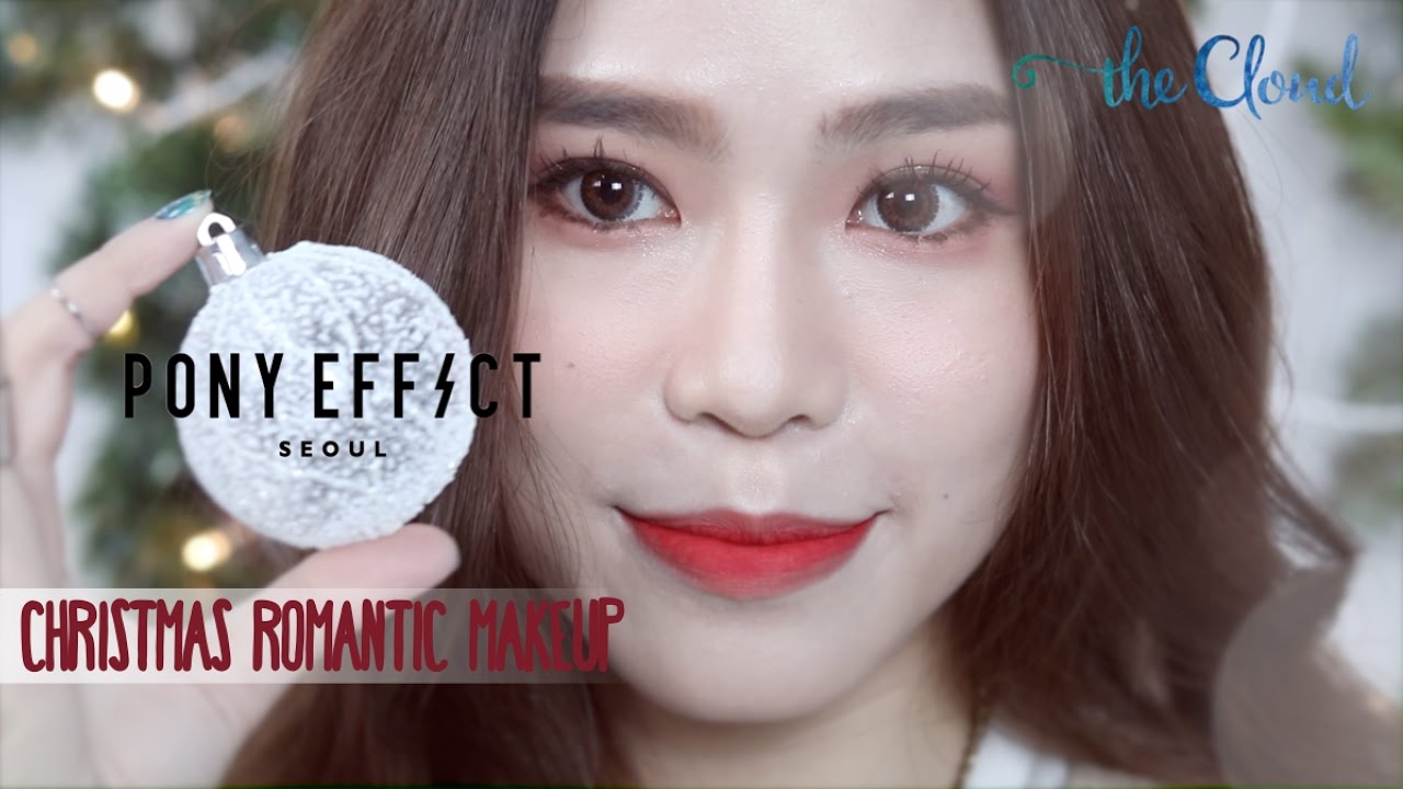 CHRISTMAS ROMANTIC MAKEUP | PONY EFFECT | One Brand Makeup Turorial