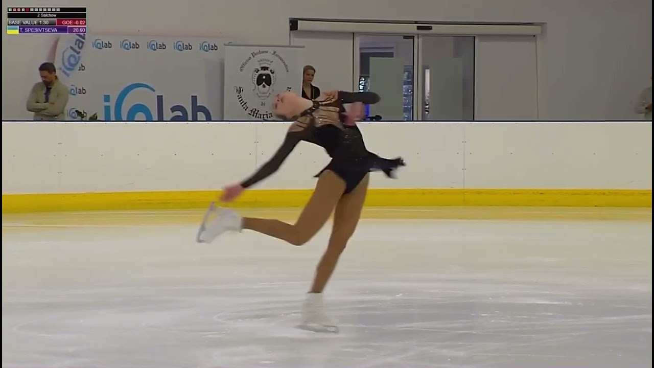 Taisiia Spesivtseva (UKR) FS 2025 Lombardia Trophy