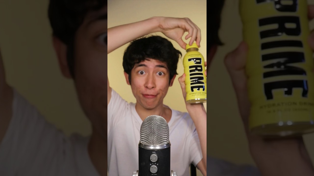 PRIME TASTE TEST 🍋 #asmr #prime