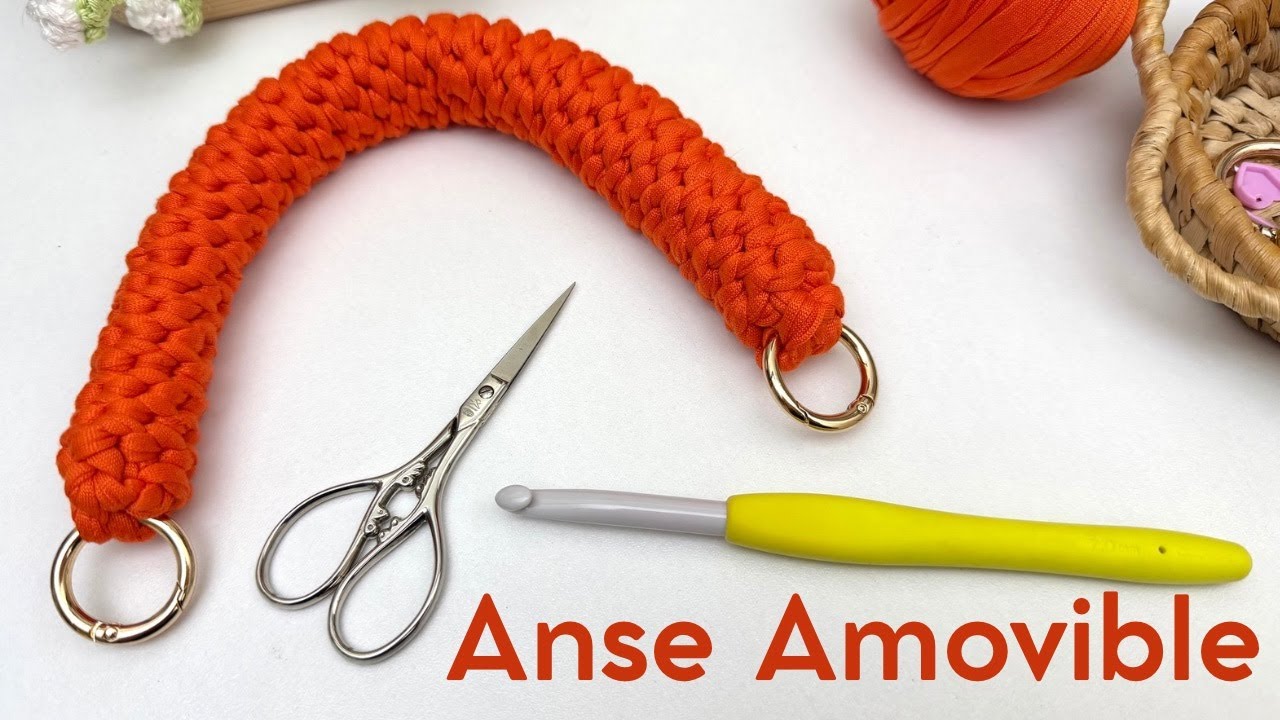 Anse de sac au crochet amovible : tutoriel complet pour une anse solide et universelle #saccrochet