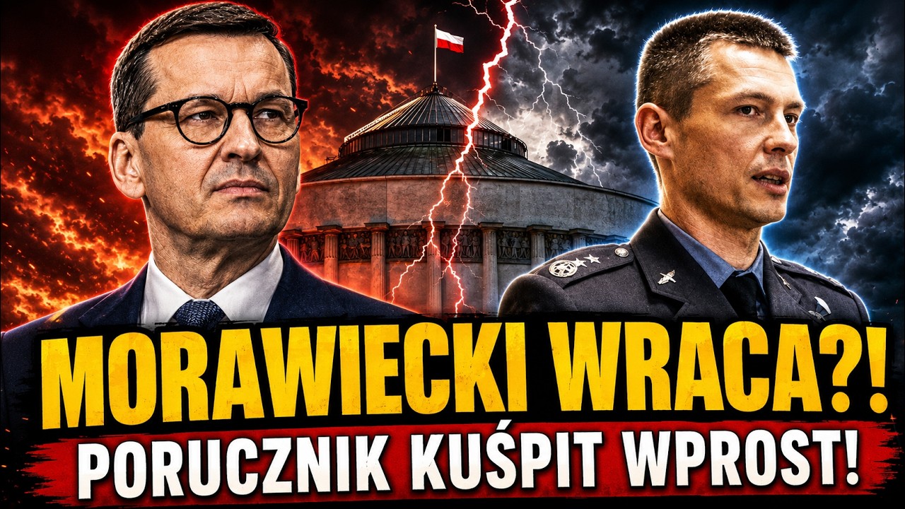 PORUCZNIK KUŚPIT PUNKTUJE MORAWIECKIEGO! Zbawiciel czy zagrożenie?