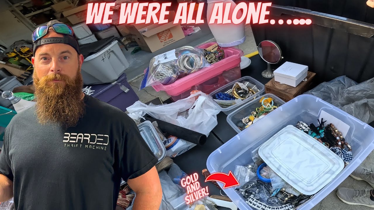 WE WERE THE ONLY ONE AT THIS YARD SALE! THIS IS WHAT HAPPENED.