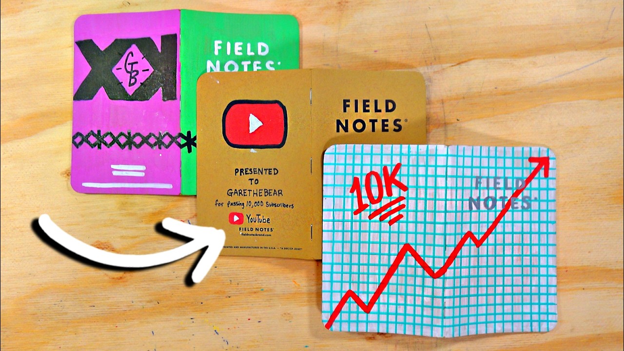 I Made Custom Field Notes to Celebrate 10,000 Subscribers!