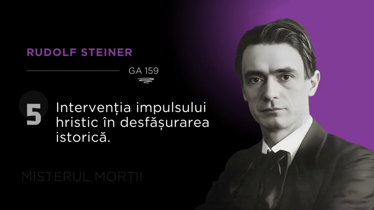 Rudolf Steiner - Intervenția impulsului hristic (Misterul mortii) ⏐ Carte audio traducere romana