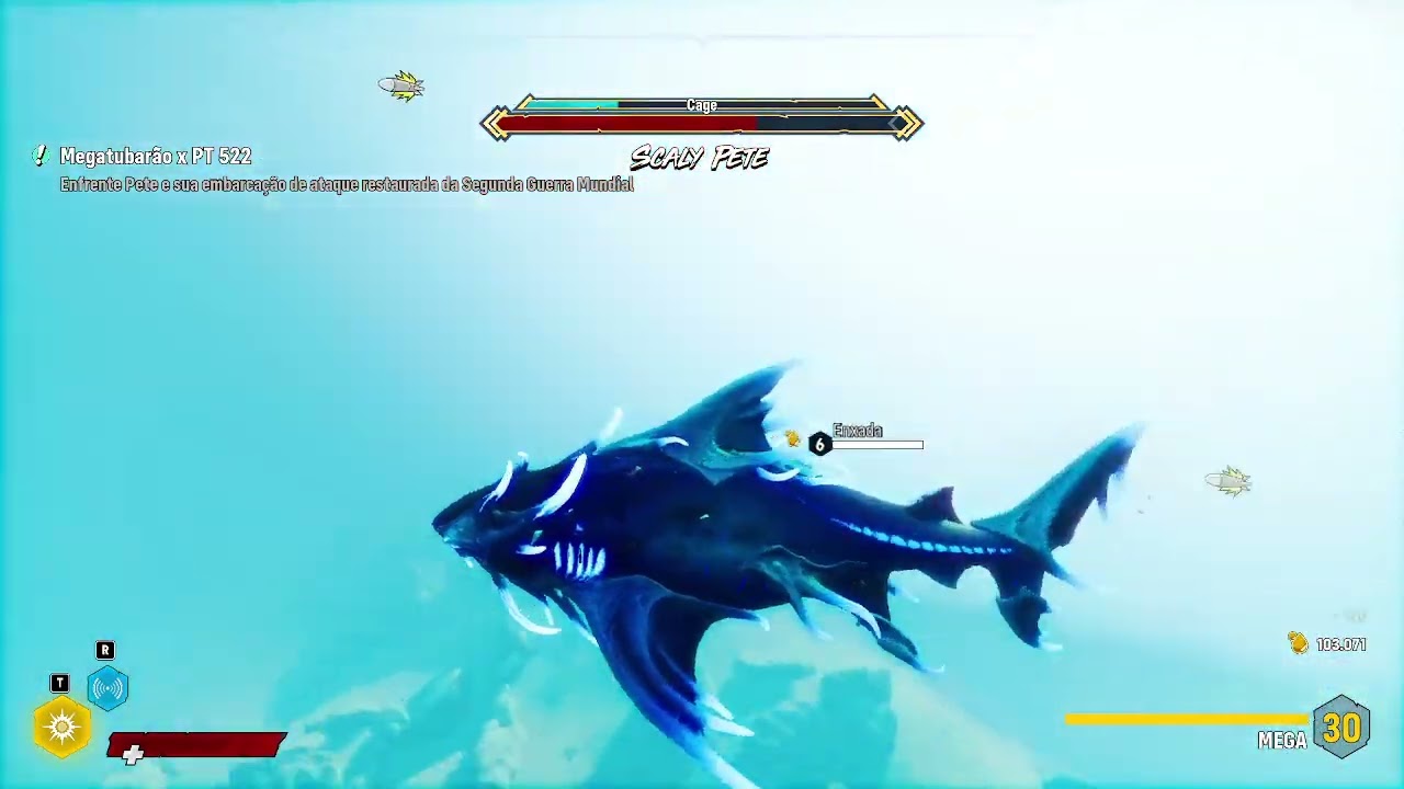 jogando maneater  final