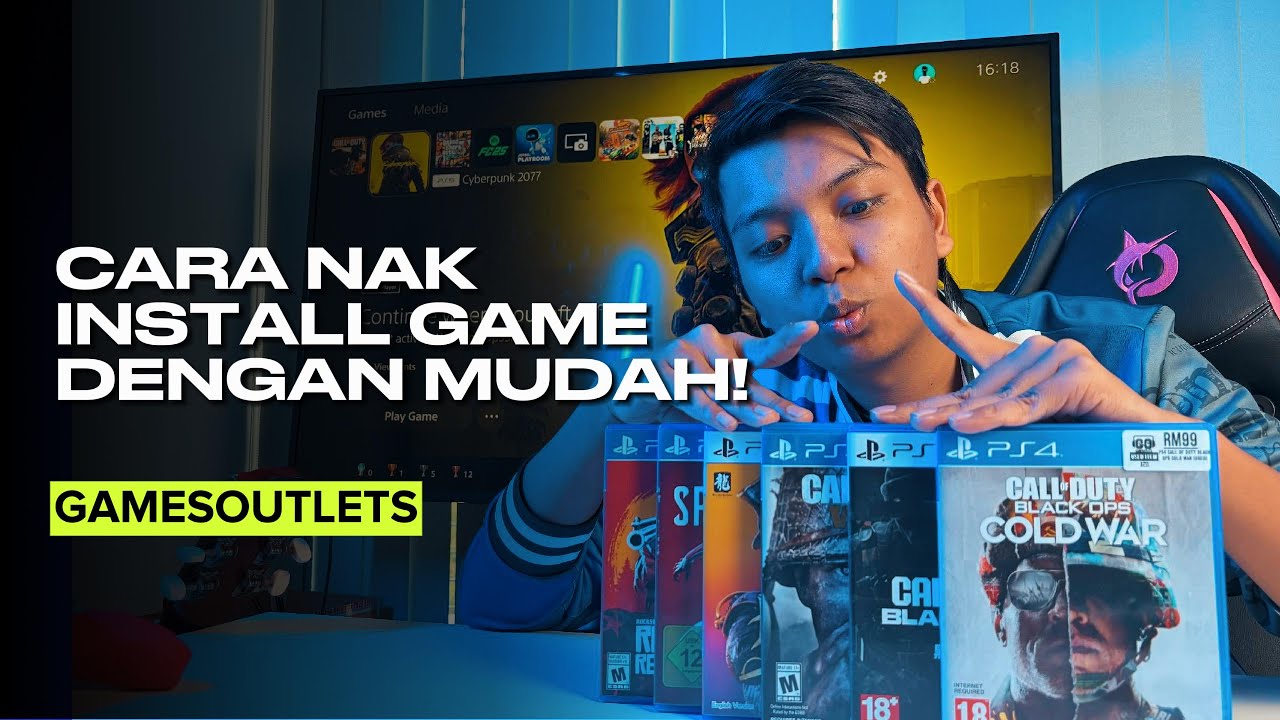 Cara install game CD & game digital 