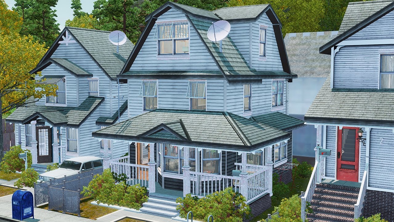 I FURNISHED A CLUTTRED RETRO FAMILY HOME IN THE SIMS 3