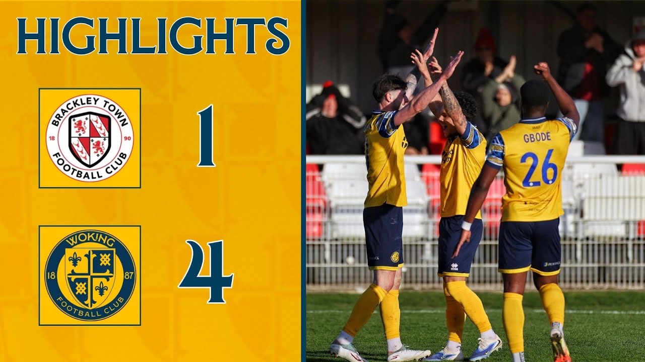 Брэкли Таун 1-4 Уокинг | Обзор матча
