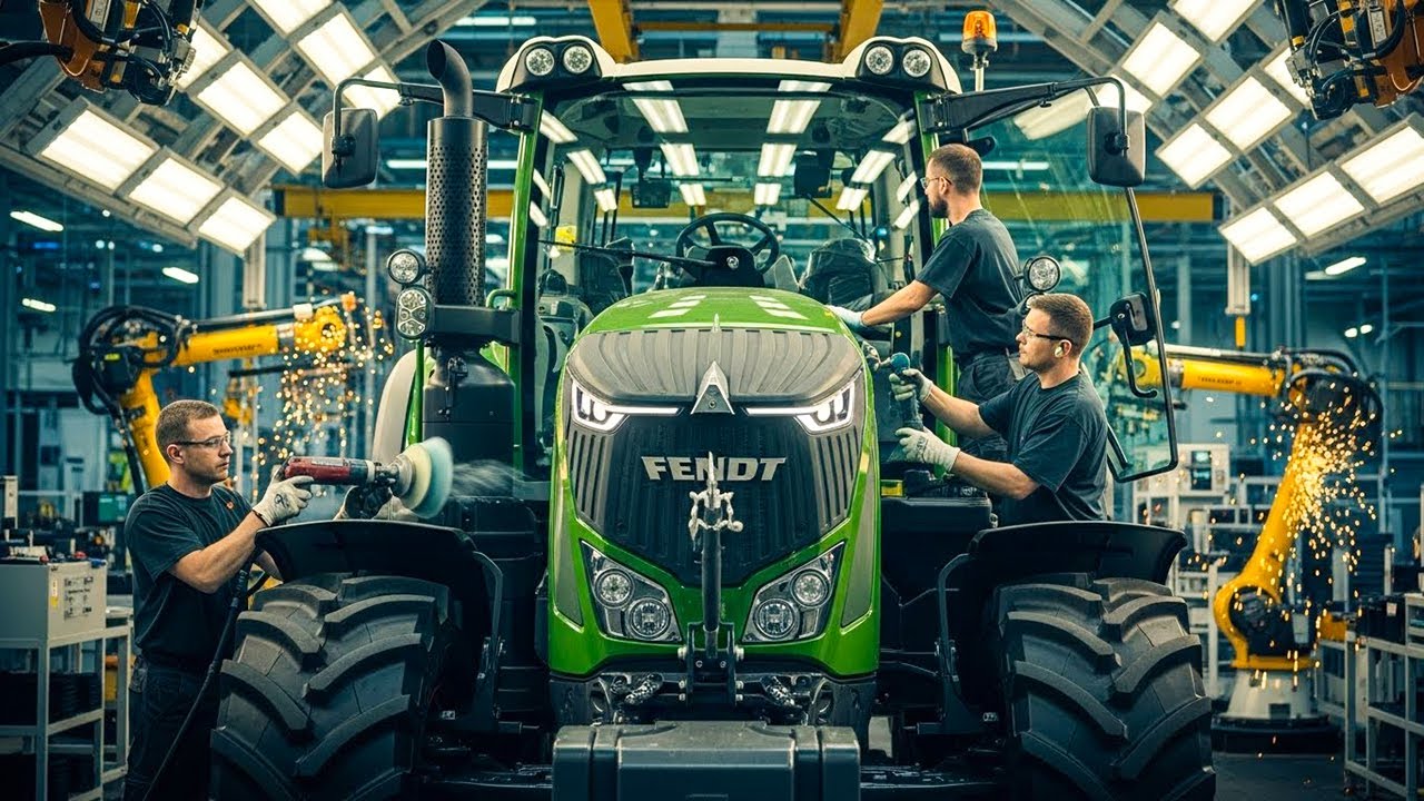 Inside the Fendt Factory | World-Class German Tractor Manufacturing Process #factorytour #production