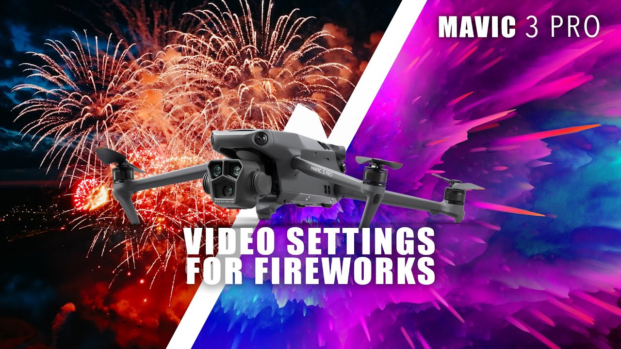 Mavic 3 Pro Low light video Settings for Fireworks 1x and 3x