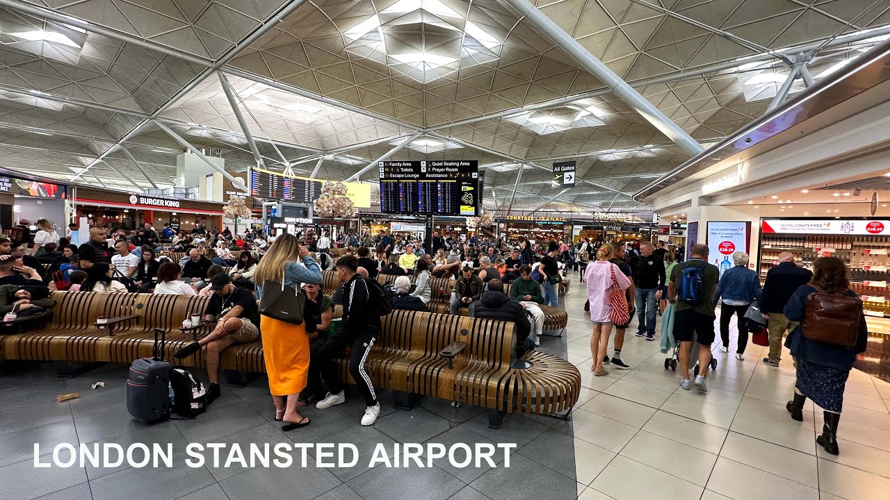 Look Around London Stansted Airport | Summer 2023 London Airport Walking Tour