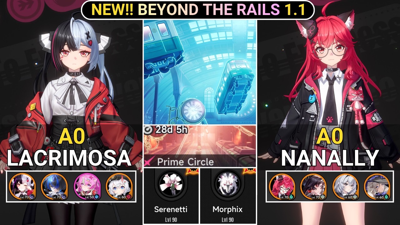 NEW STAGES 11 & 12! NEW BTR RESET! A0 Lacrimosa & Nanally All F2P WP | Beyond The Rails NTE 1.1