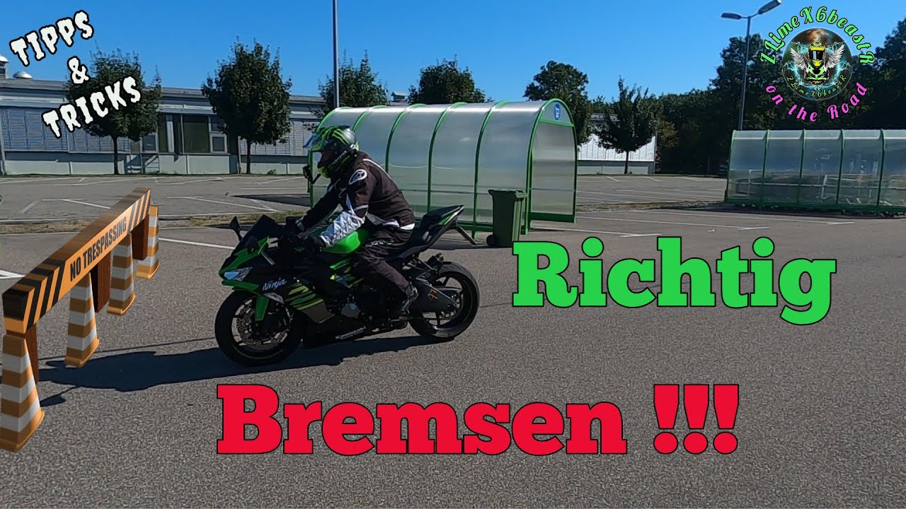 💡⁉️RICHTIG Bremsen mit dem Motorrad! Wann benutze 