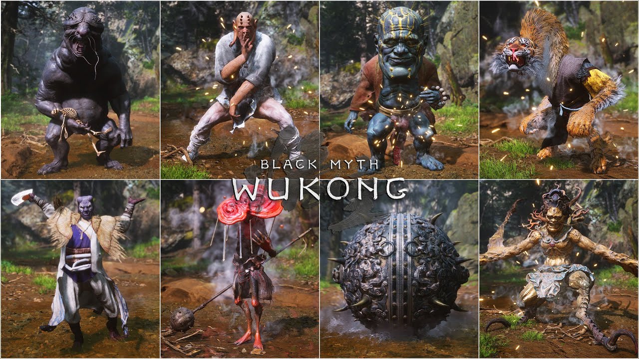Black Myth: Wukong All Spirit Skills Abilities Showcase