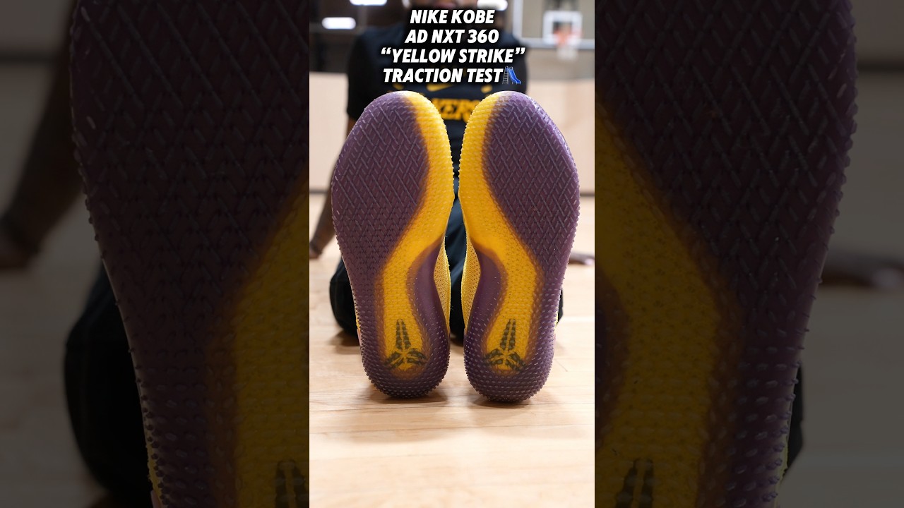 Nike Kobe AD NXT 360 &ldquo;Yellow Strike&rdquo; Traction Test
