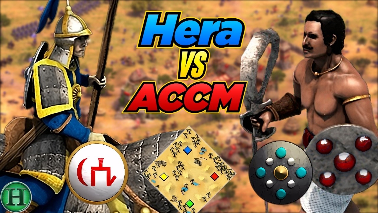 Tatars vs Dravidians | 1v1 Arabia | vs ACCM  | AoE2