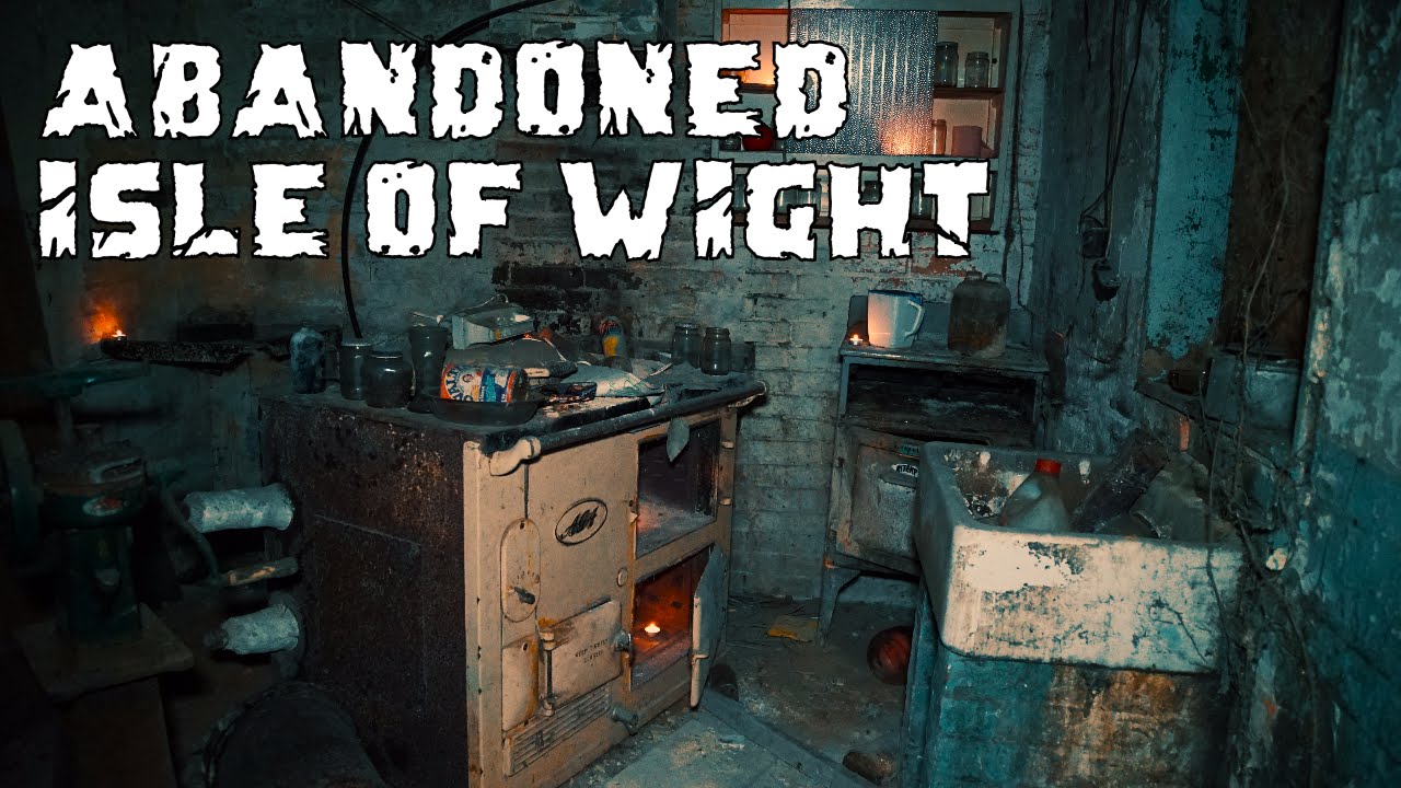 Изучение скрытого заброшенного дома забыли и заморозили во времени. (Заброшенный остров Уайт)