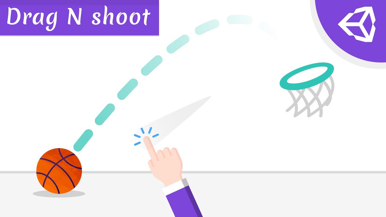 Unity Tutorial - How to Make a Drag and Shoot Basketball Game #unity #unitytutorials #gamedev