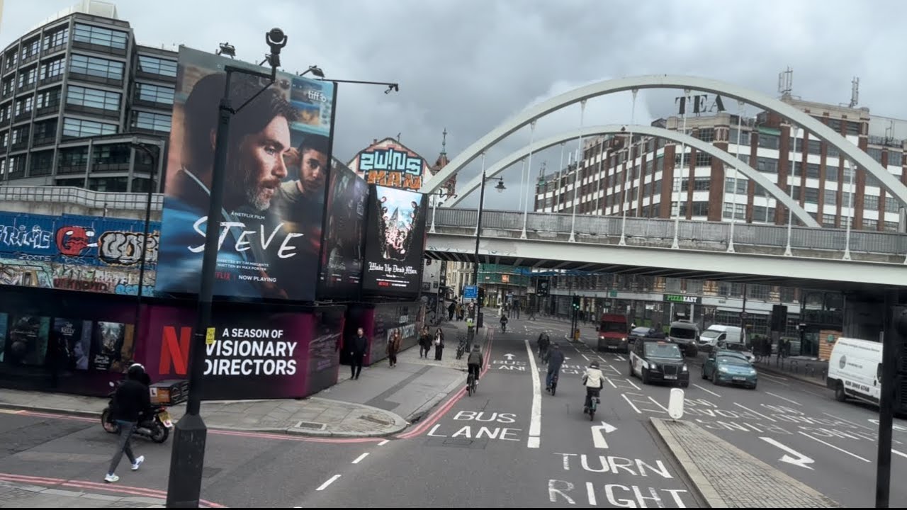 London Bus Ride: Route 149 from Shoreditch to Haggerston (15 min journey) Relaxing Ride