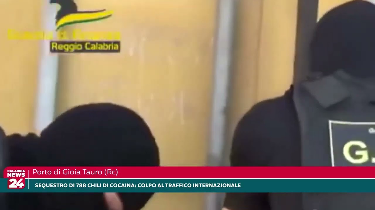 Sequestro di 788 chili di cocaina al porto di Gioia Tauro  colpo al traffico internazionale