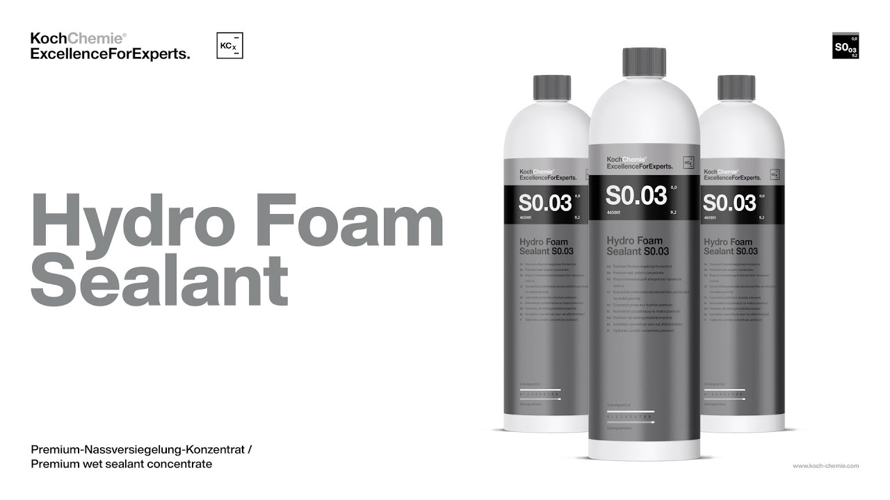 Hydro Foam Sealant: The Application. Koch-Chemie | KCX