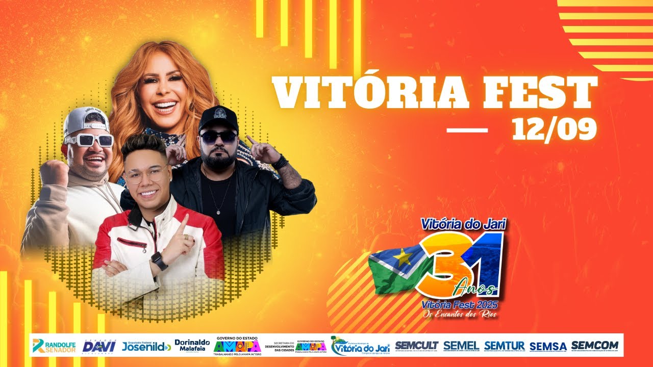 🔴 AO VIVO | JOELMA NO VITÓRIA FEST 2025 | SEXTA 12/09