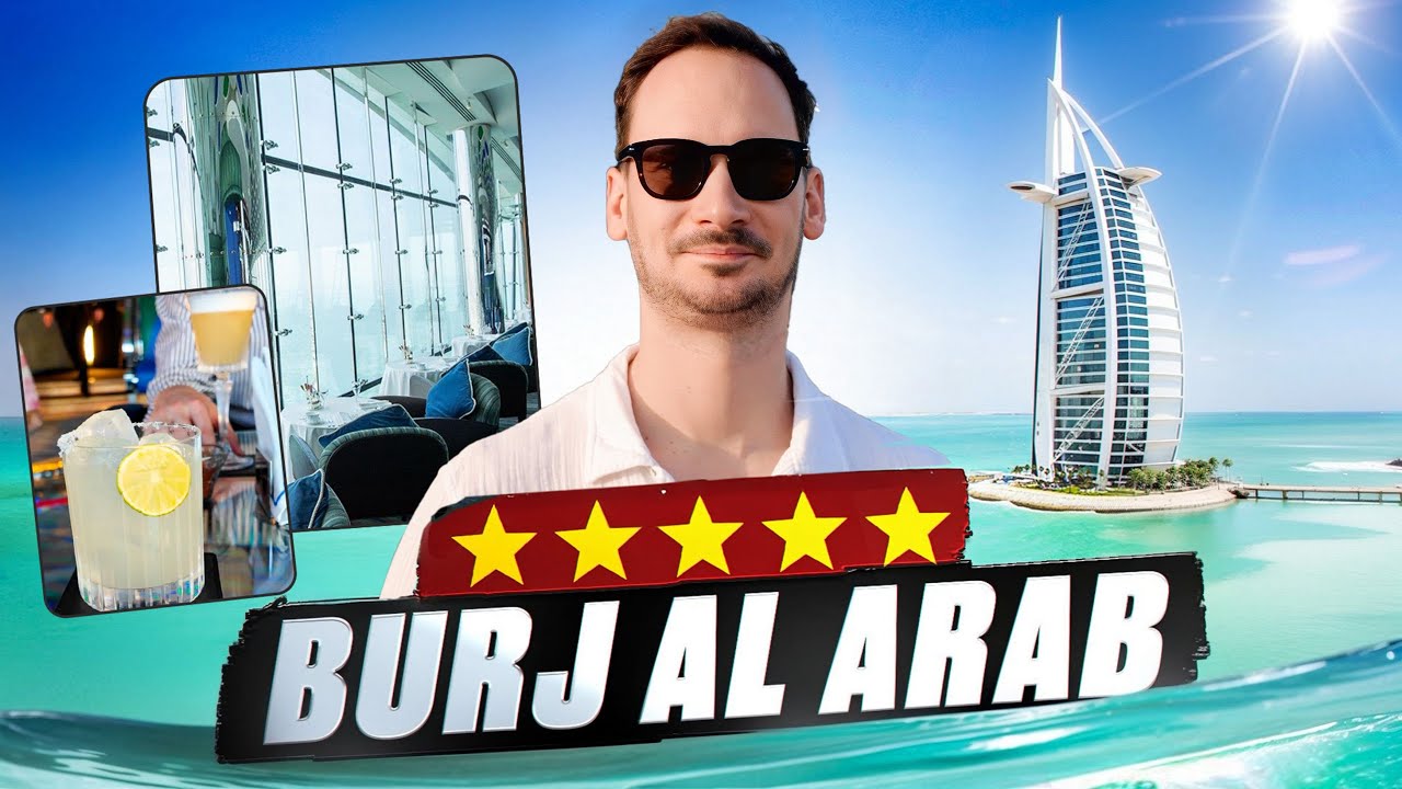 Uvnitř NEJLUXUSNĚJŠÍHO hotelu na světě! Kolik stojí drink v Burj Al Arab?