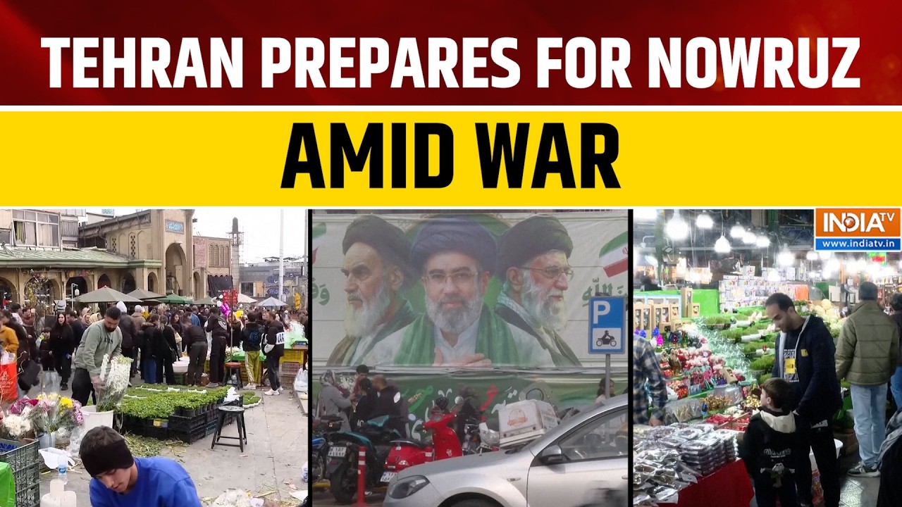 Tehran Residents Celebrate Nowruz Amid Escalating Tensions with US and Israel | World News