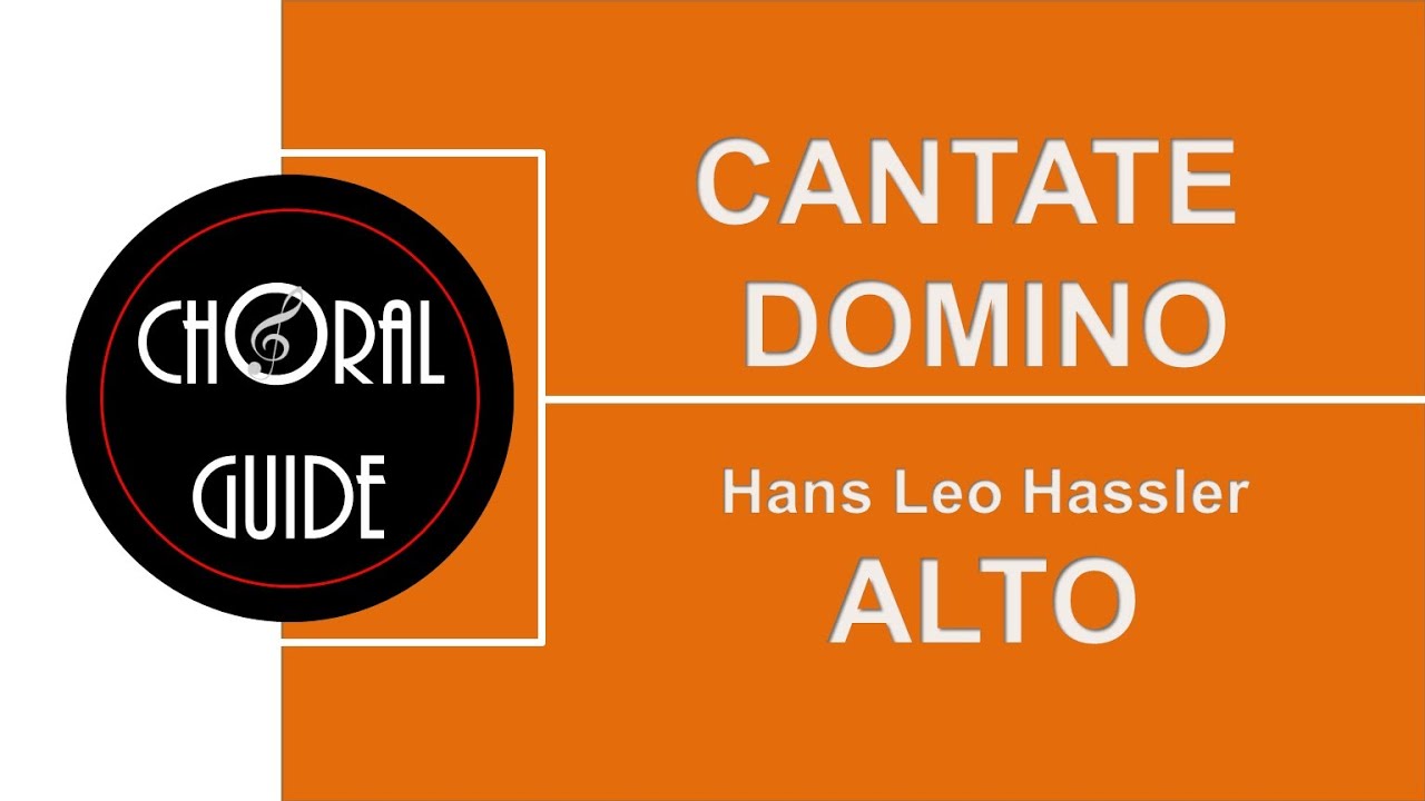 Cantate Domino - ALTO | HL Hassler