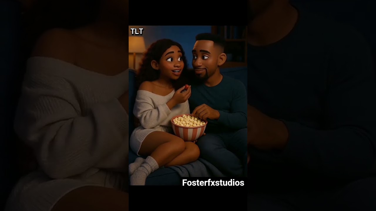 What words did she sing? Fosterfxstudios  #Music #Love #couple #Animation  #Cartoon #southafrican