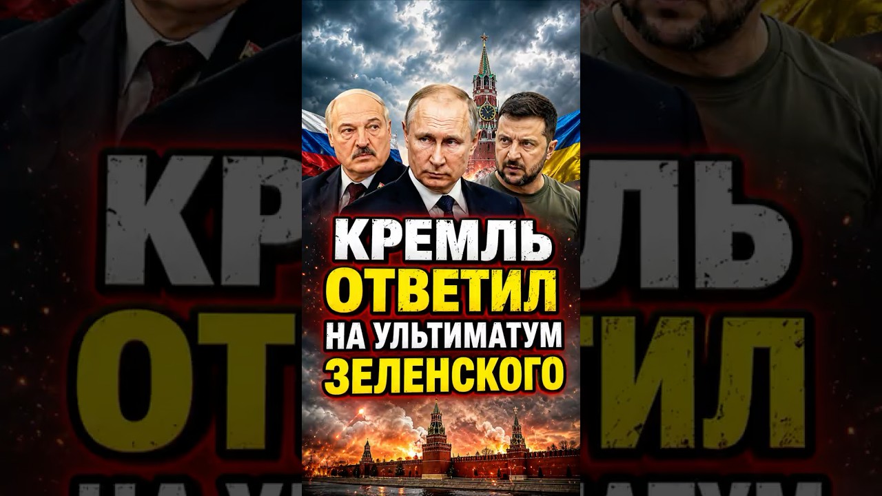 😱 Кремль резко ответил на ультиматум Зеленского Лукашенко
